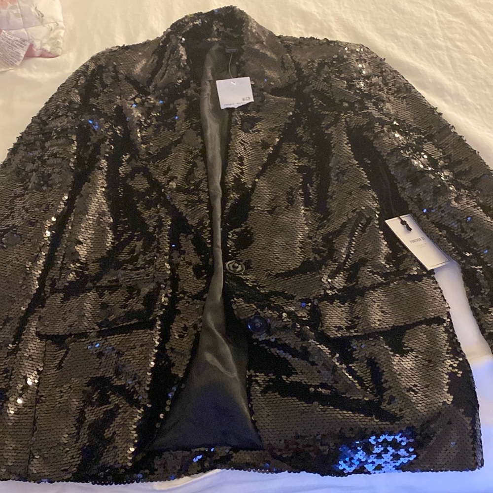 Forever 21 sequin blazer
